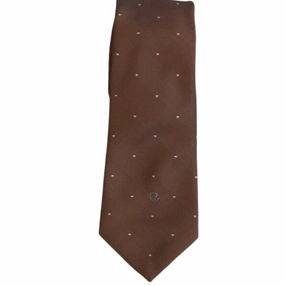 Christian Dior Vintage Tie Brown - Picture 6 of 6
